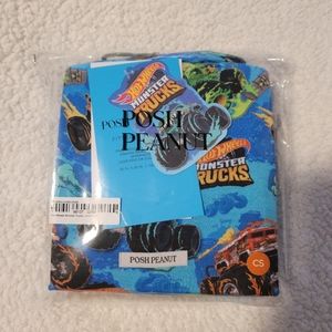 Hot Wheels Monster Trucks crib sheet